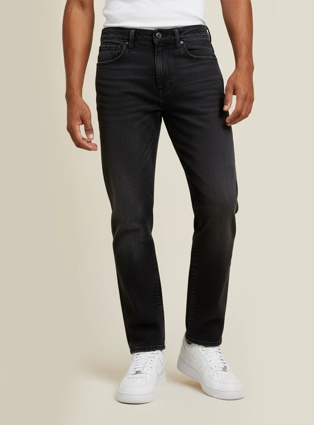 Calça Jeans Masculina Reta Indigo Preto 1