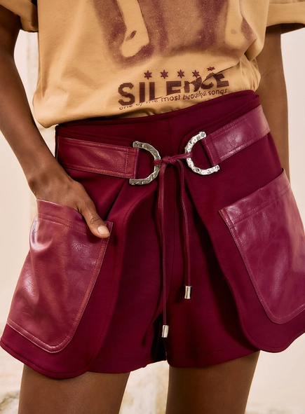 Short Alfaiataria Com Cinto