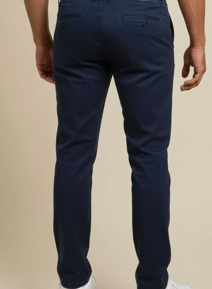 Calça Masculina Chino Com Bolsos Faca