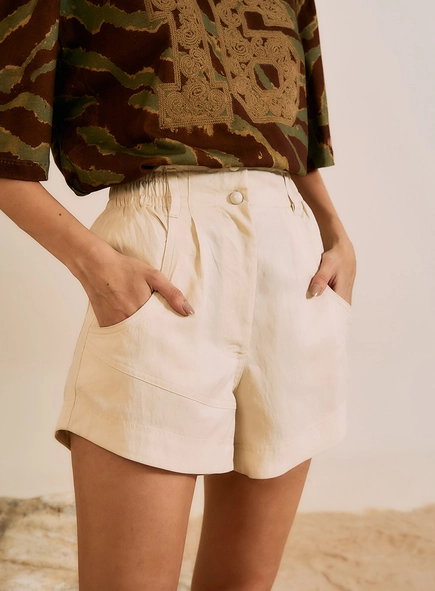 Short Comfort Com Elástico No Cós