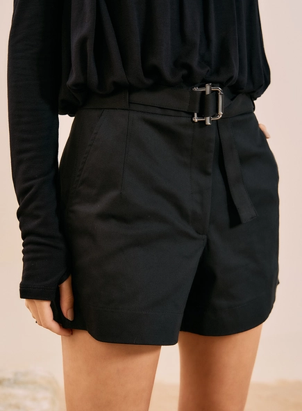 Short Alfaiataria Com Cinto