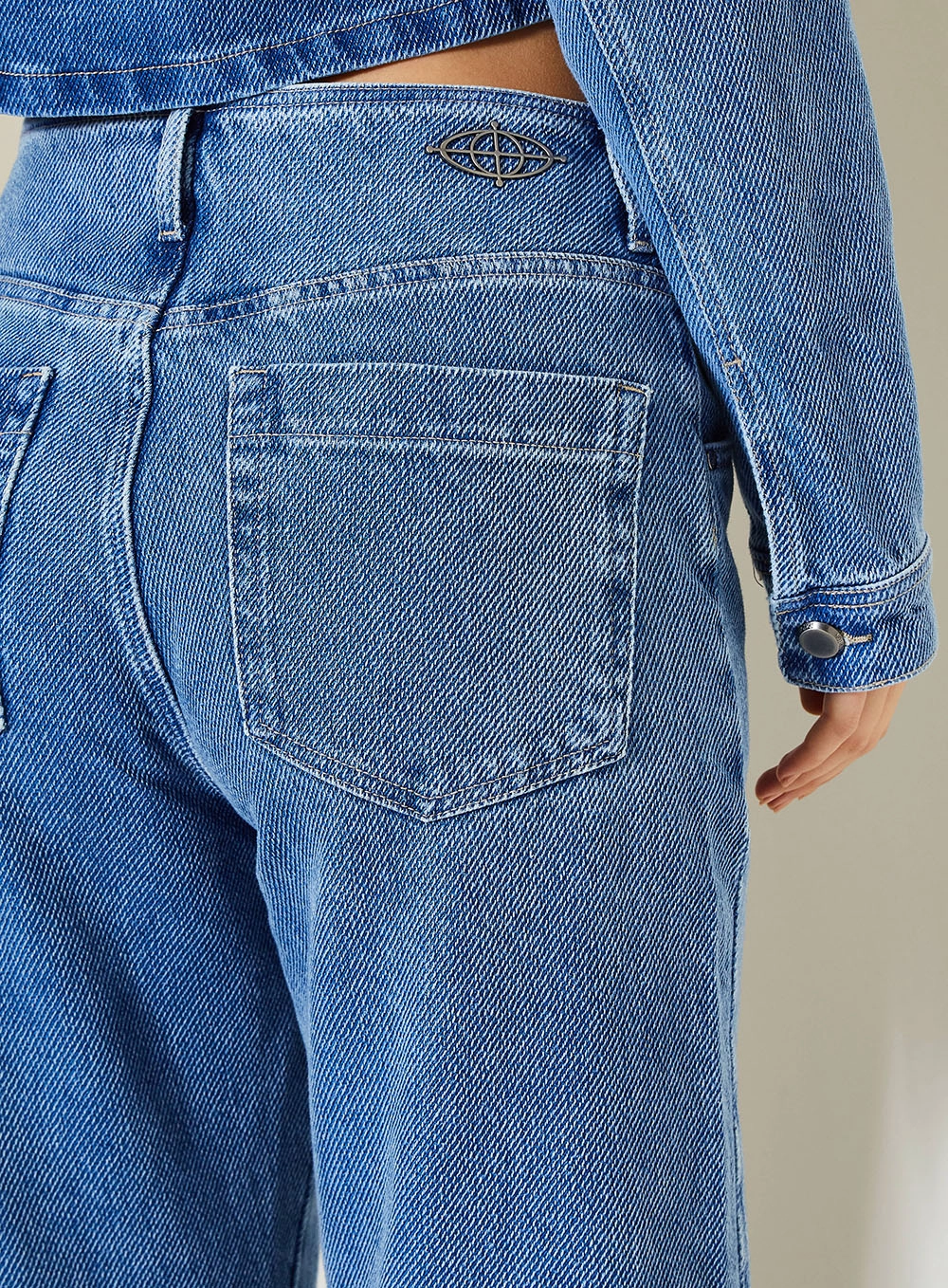 Calça Jeans Feminina New Loren - Sem Cinto Índigo 3