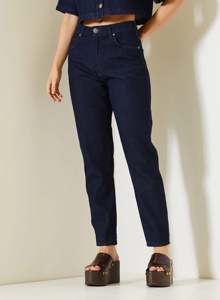 Calça Jeans Feminina Ayla Com Cintura Alta