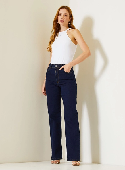 Calça Laura Feminina Com Cintura Alta