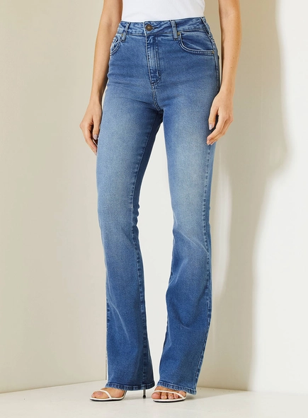 Calça Jeans Feminina Camila Com Cintura Alta