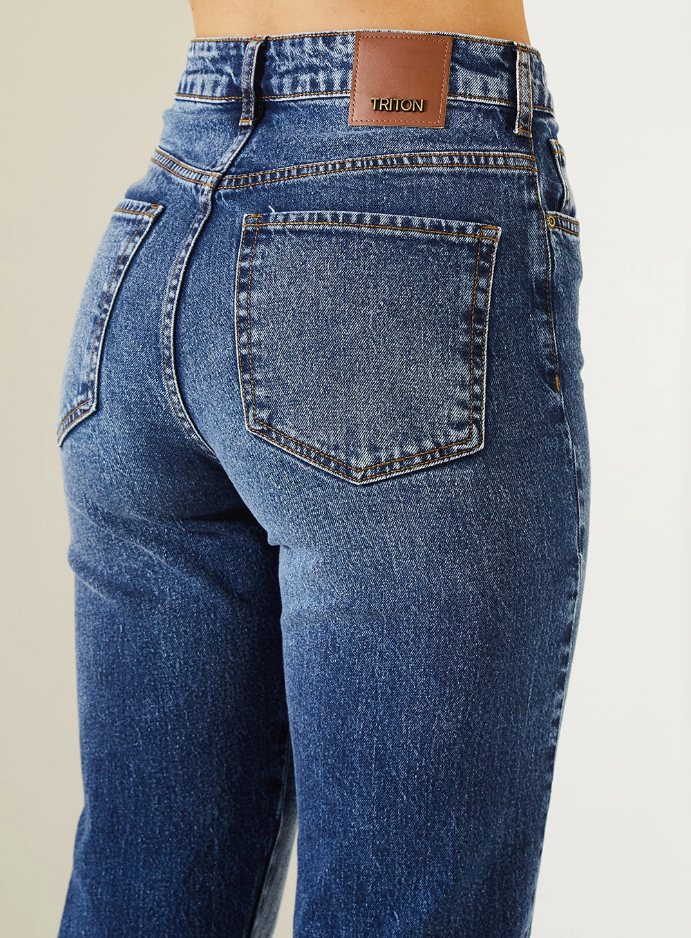 Calça Jeans Laura Feminina Com Cintura Alta Índigo 3