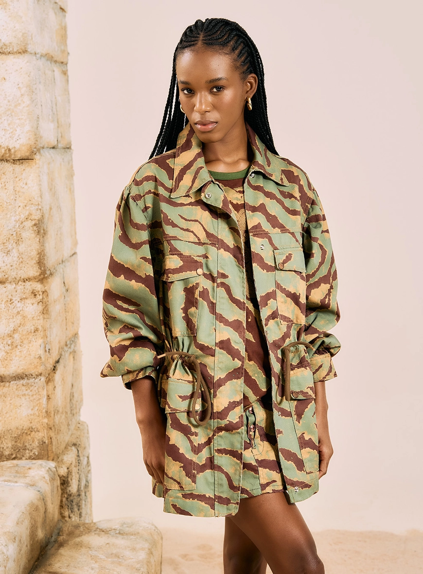 Jaqueta Oversized Tiger Print Estampados 2