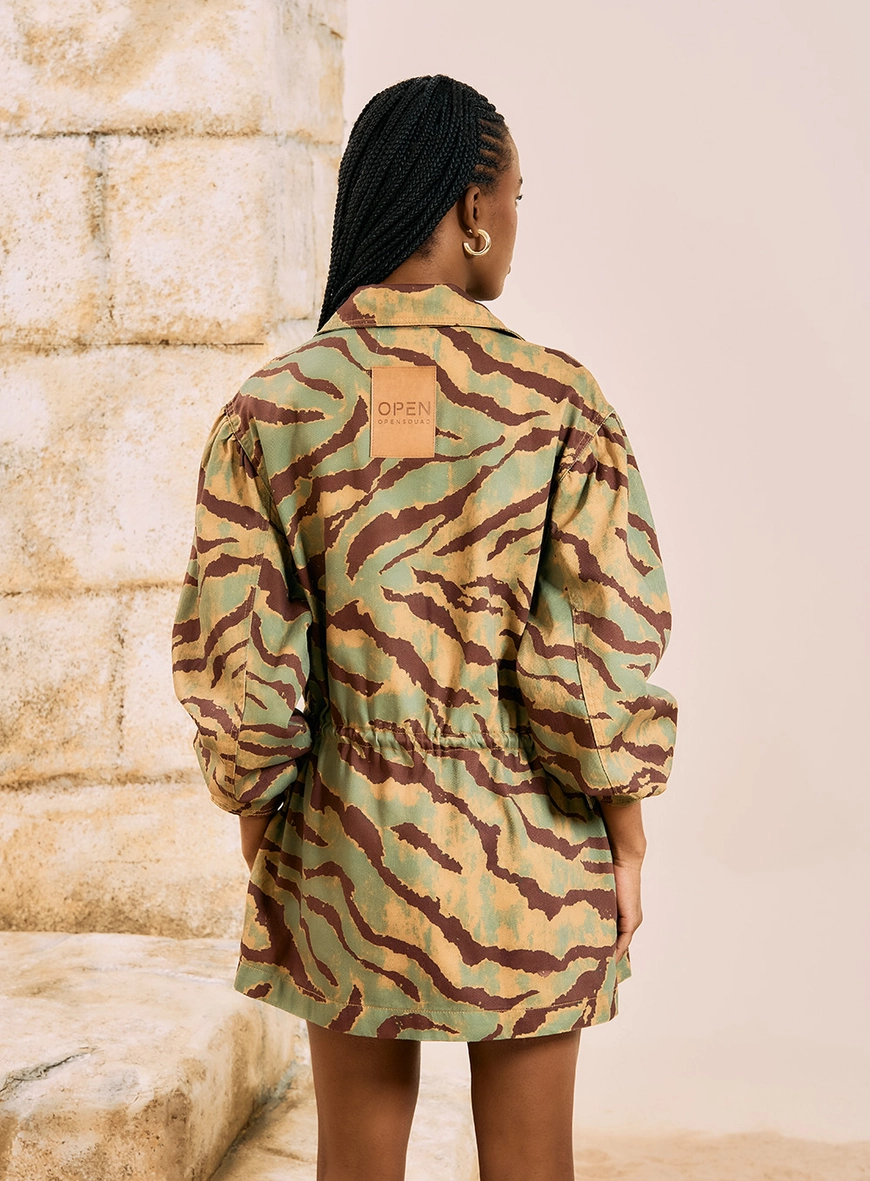 Jaqueta Oversized Tiger Print Estampados 4