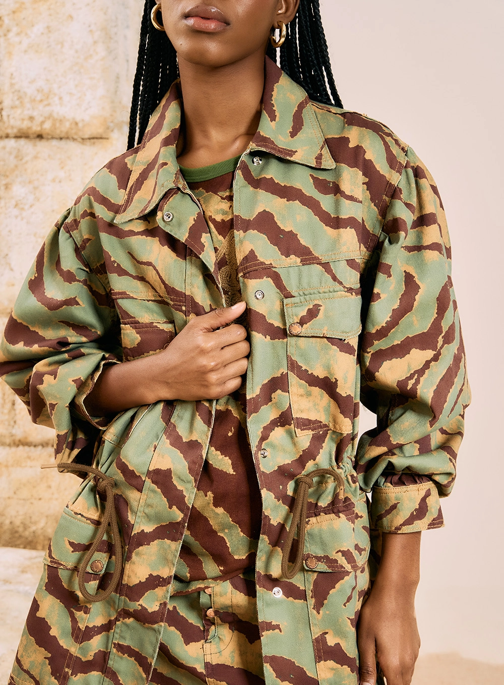 Jaqueta Oversized Tiger Print Estampados 3