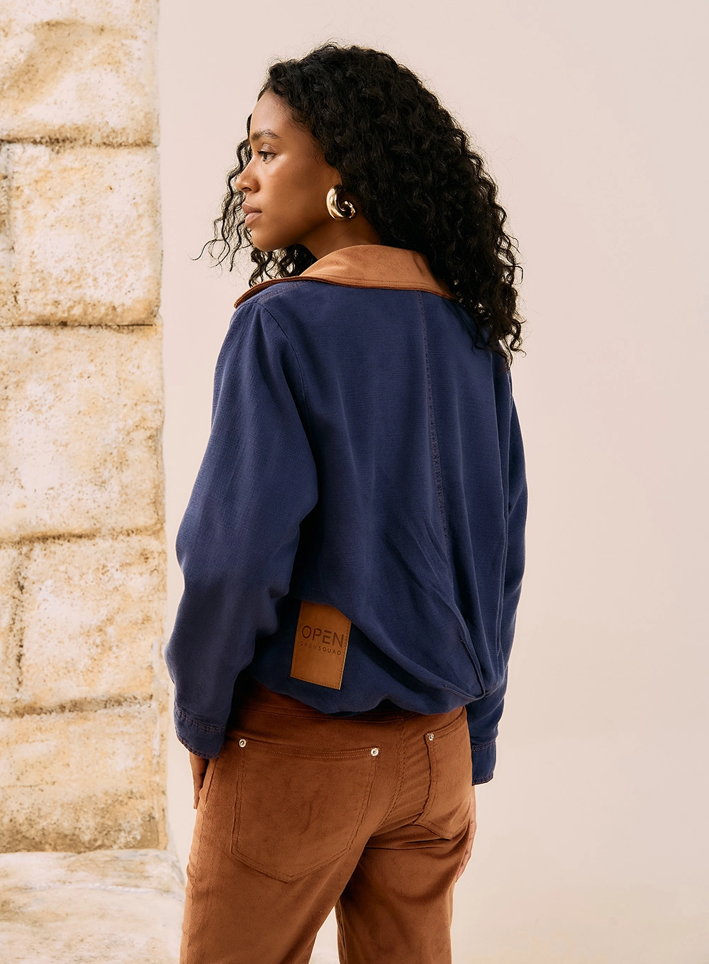 Jaqueta Oversized Sarja Azul 3
