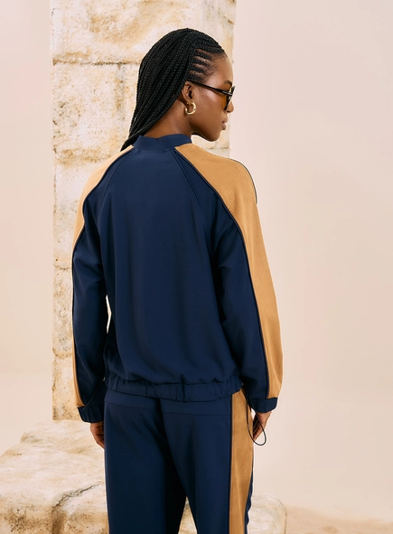 Jaqueta Bomber Bicolor Athleisure