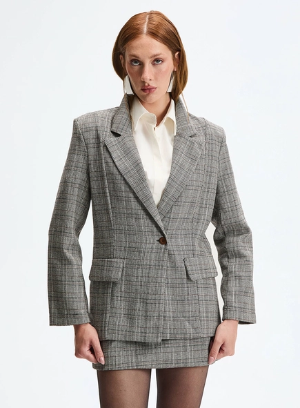 Blazer Fashion Com Linho