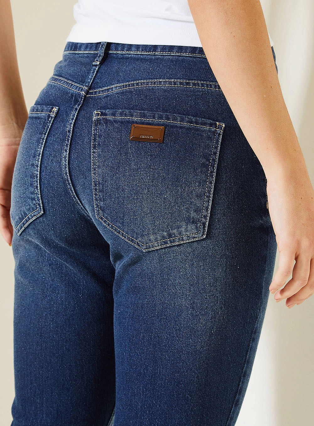 Calça Jeans Feminina Michele Lavagem Suave Índigo 3
