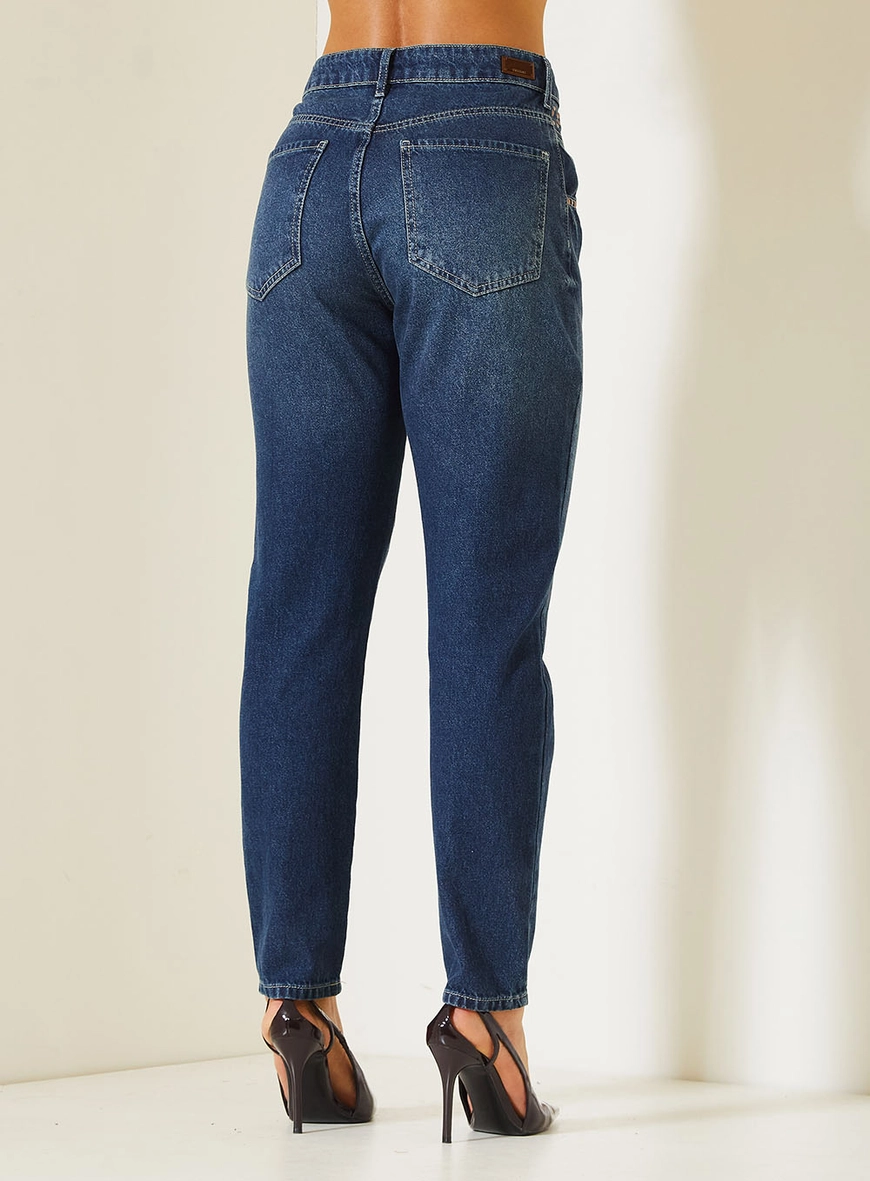 Calça Jeans Skinny Ayla Com Aplicação Índigo 4