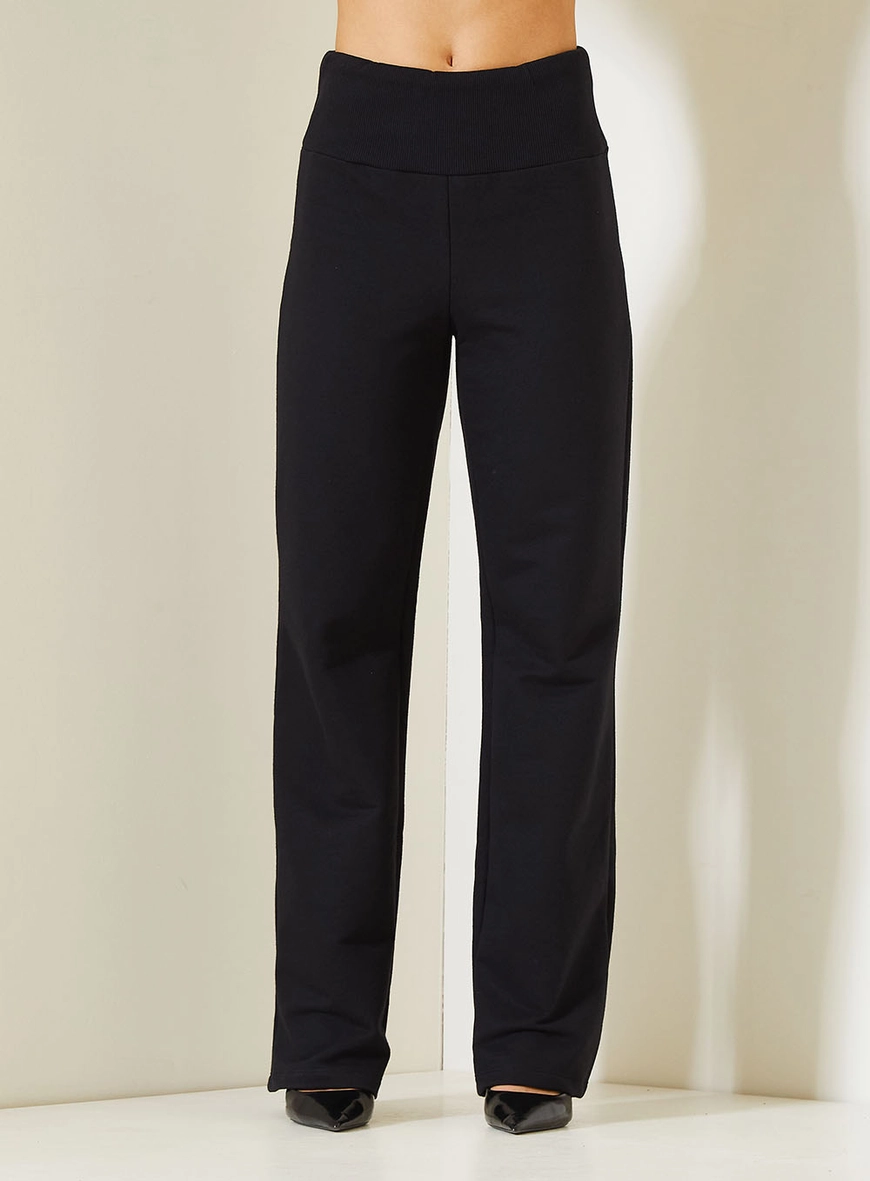 Calça Moletom Comfort Feminina Preto 2