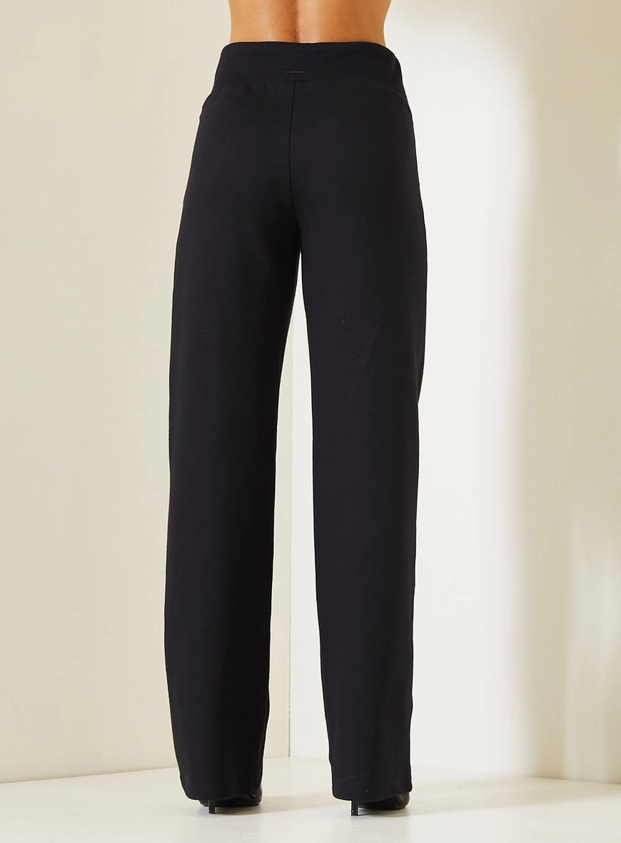 Calça Moletom Comfort Feminina Preto 4