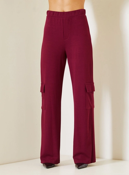 Calça Feminina Comfort Com Bolsos Cargo
