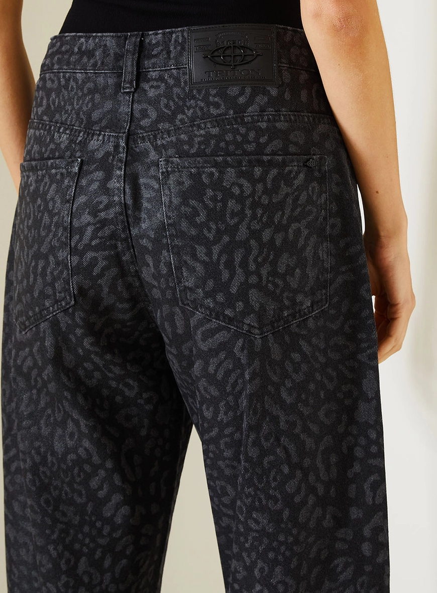 Calça Jeans Feminina New Thaila Indigo Preto 3