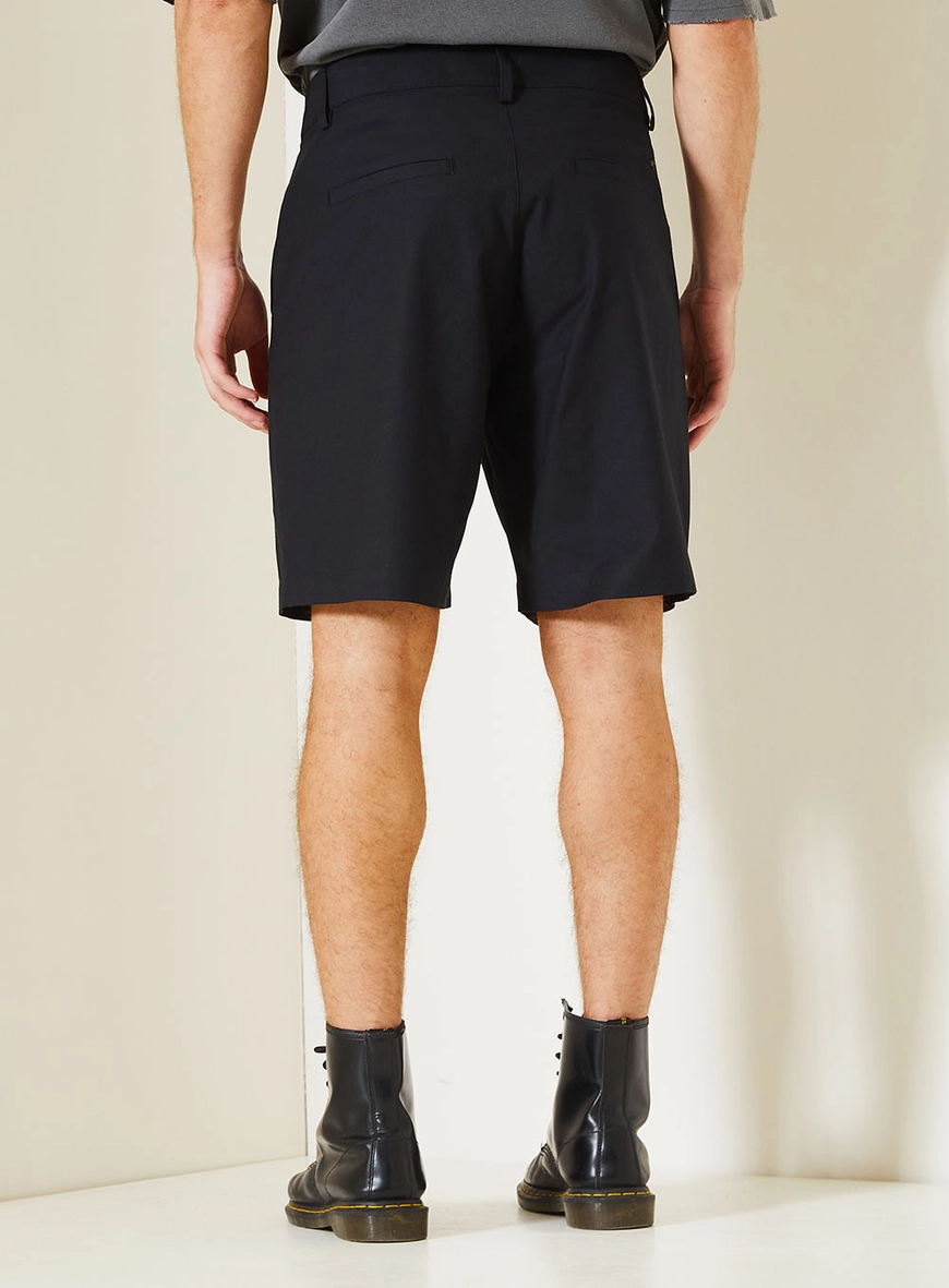 Bermuda Masculina Reta Chino Preto 4