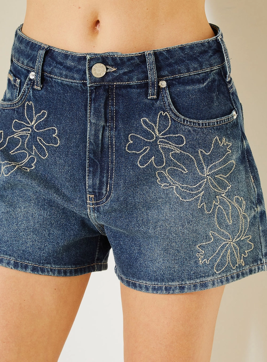 Short Jeans Feminino Maite Índigo 3
