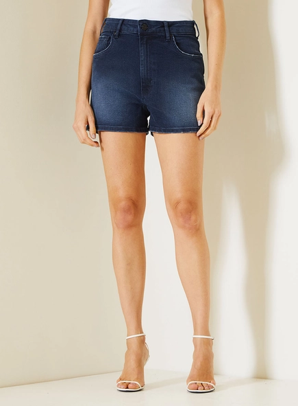 Short Jeans Anne Com Bolsos