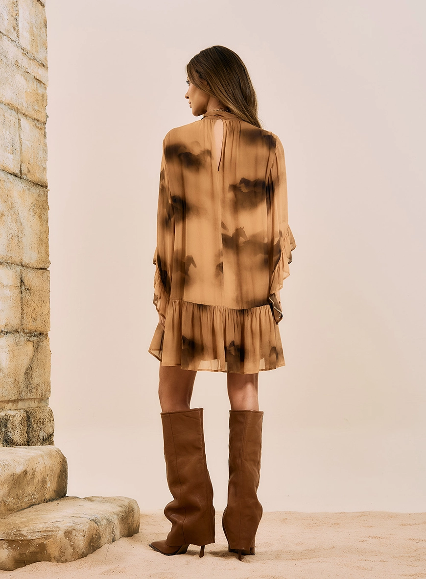 Vestido Curto Horse Print Estampas 2