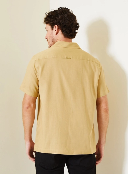 Camisa Alfaiataria Manga Curta