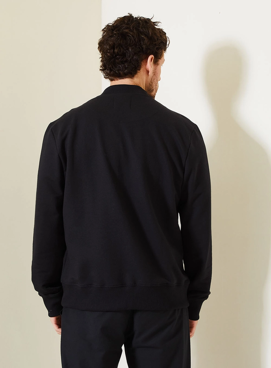 Jaqueta Bomber Masculina Com Zíper Metálico