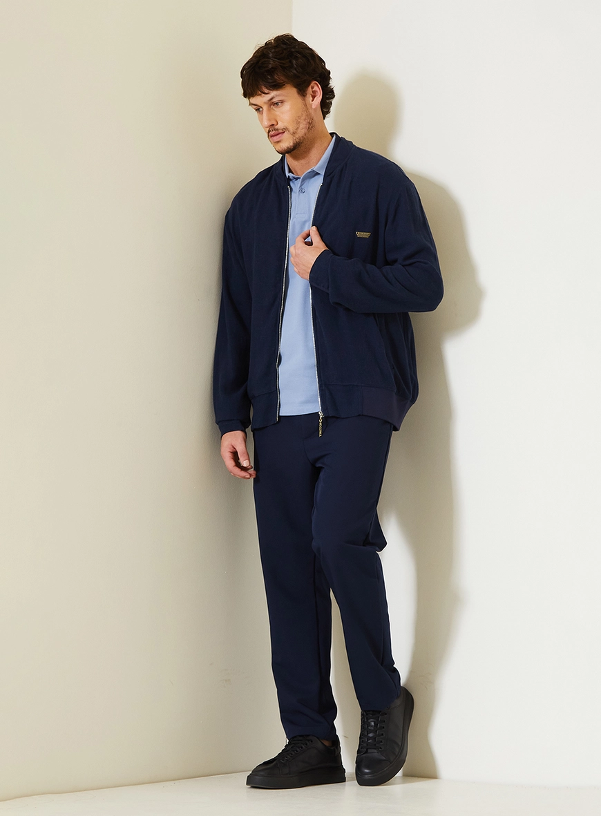 Jaqueta Masculina Bomber Comfort Azul 3