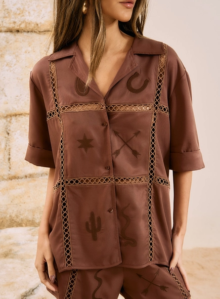 Conjunto Bordado Western