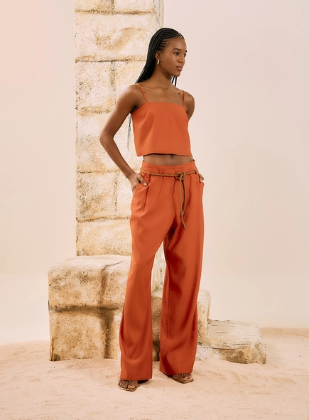 Conjunto Blusa E Calça Alfaiataria