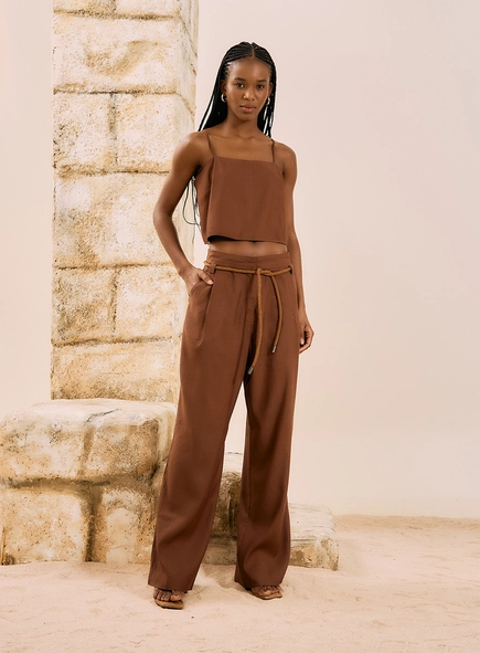 Conjunto Blusa E Calça Alfaiataria