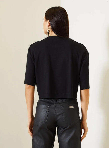 Camiseta Feminina Comfort Com Manga Média