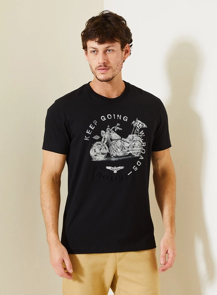 Camiseta Masculina New Fit Estampada