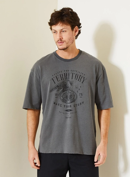 Camiseta Masculina Urban Estampada