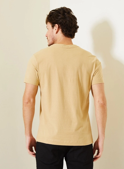 Blusa Masculina Fit Estampada Com Gola Redonda