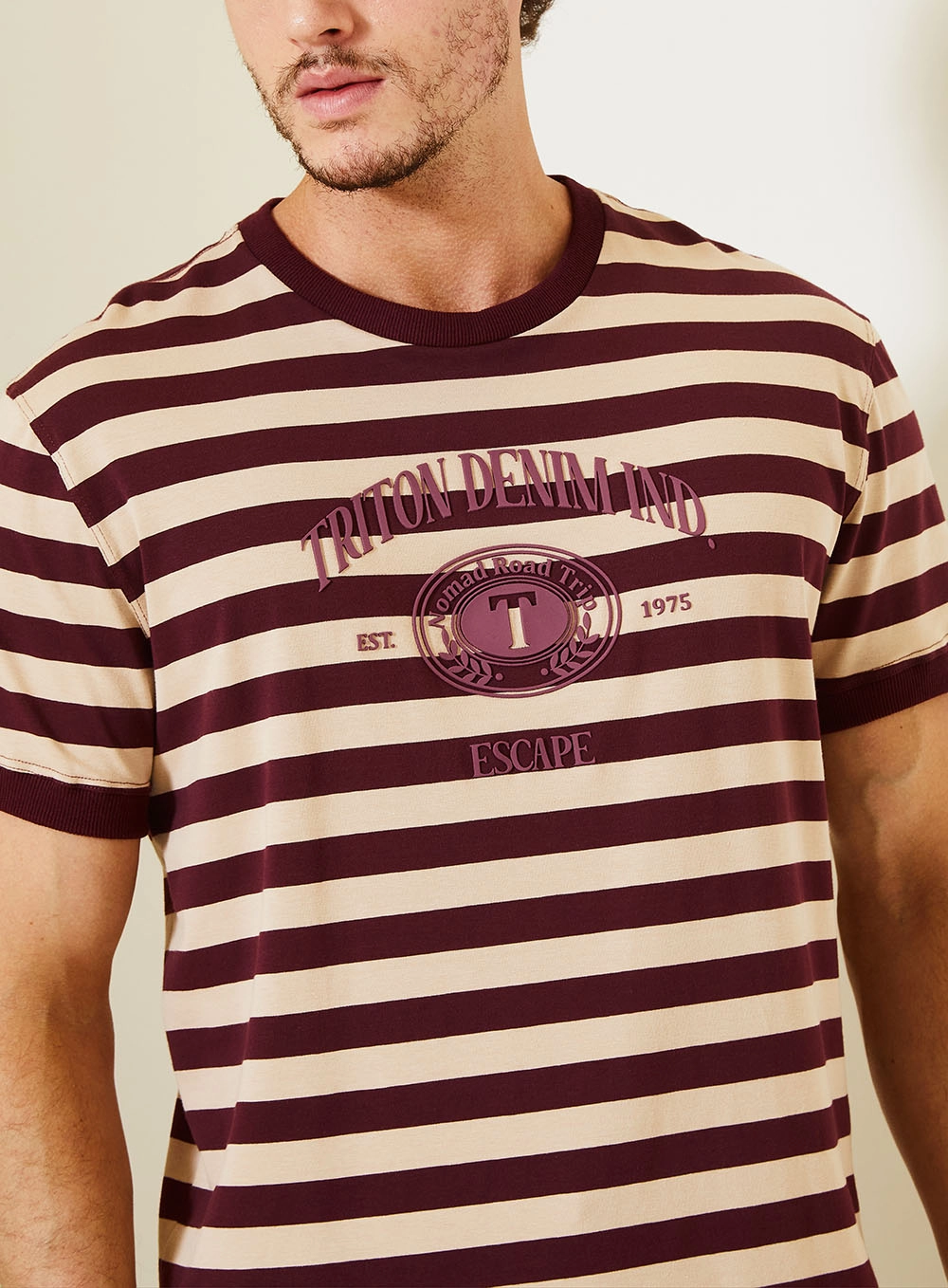Camiseta Masculina Fit Estampada Com Mangas Curtas Estampados 4