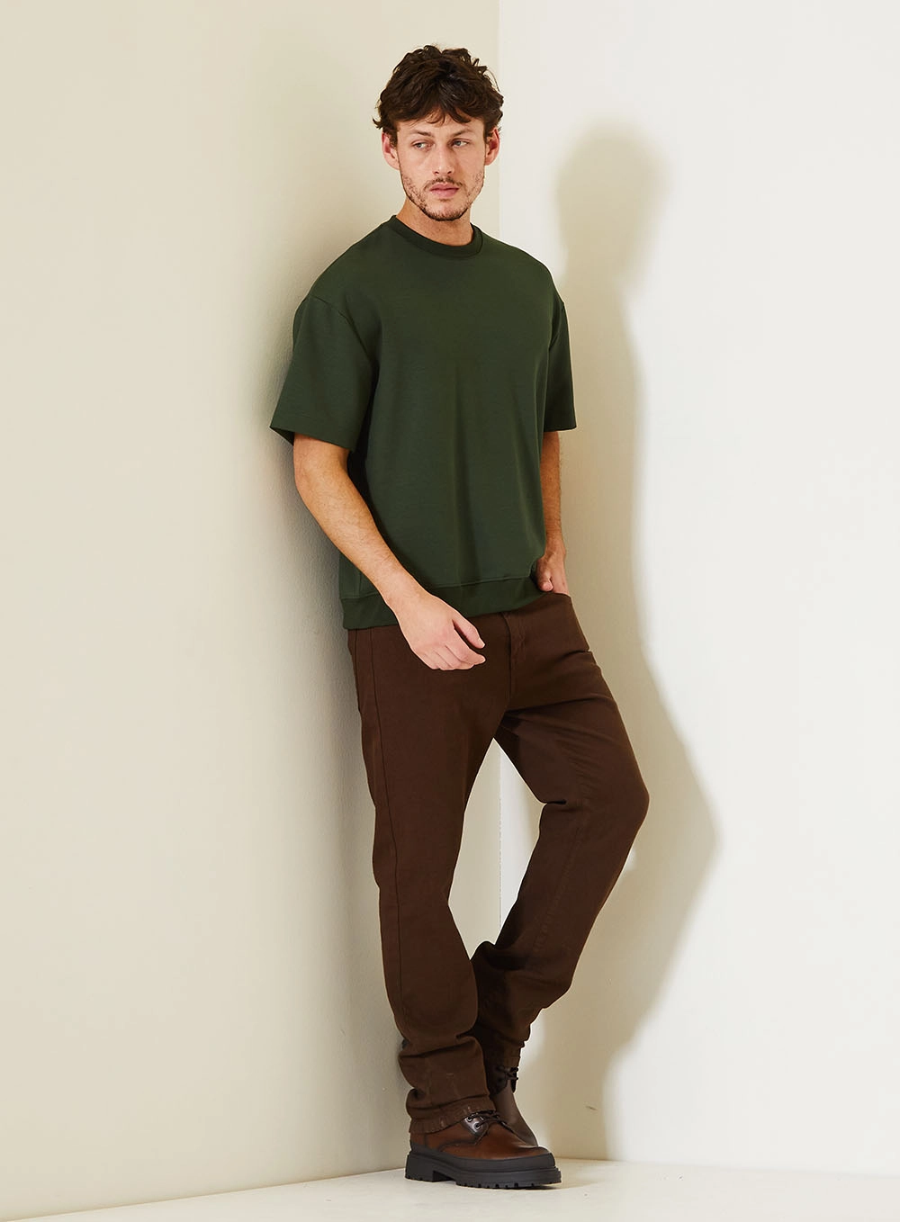 Camiseta Masculina Oversized Verde 3