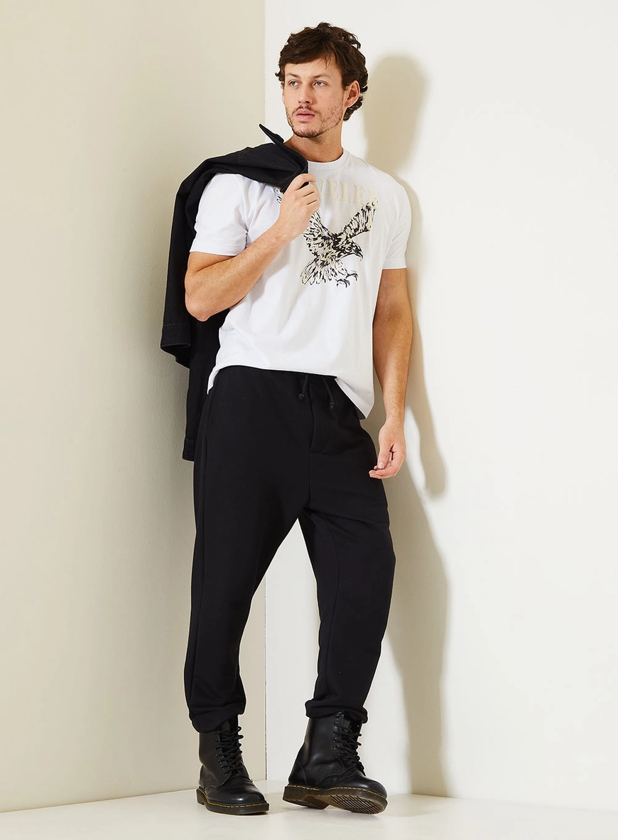 Camiseta Masculina New Com Estampa Frontal Branco 3