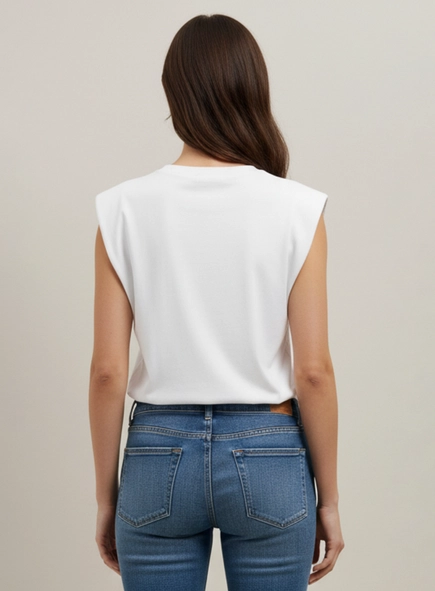 Blusa Comfort Com Ombreiras Estruturadas