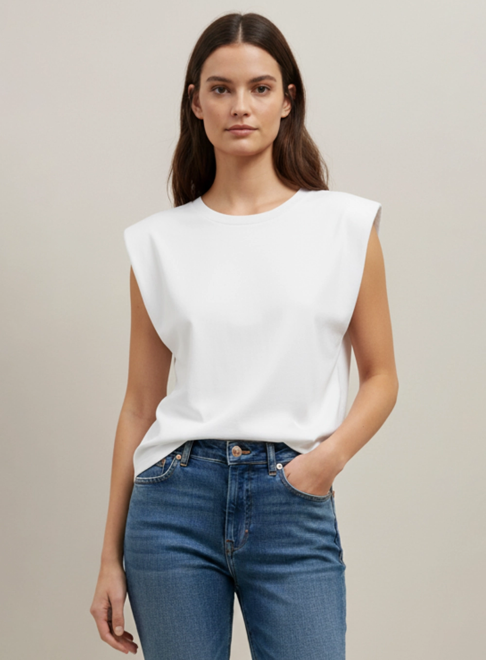 Blusa Comfort Com Ombreiras Estruturadas Off Shell 1