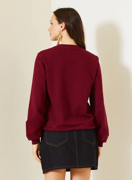 Blusão Comfort Feminino Com Punhos Marcados
