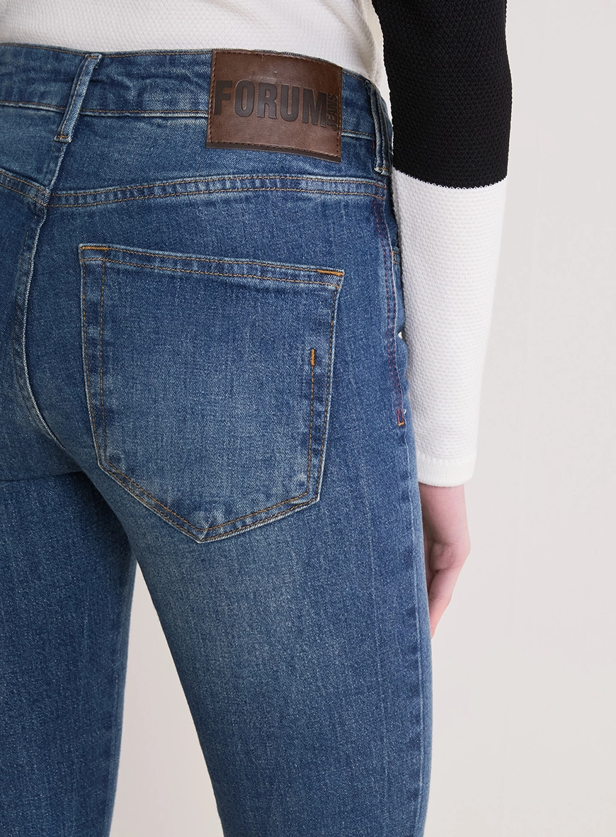 Calça Jeans Feminina Marisa Skinny Índigo