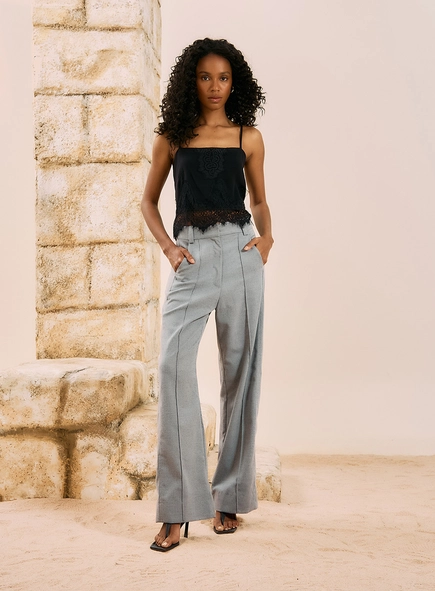 Calça Wide Leg Alfaiataria