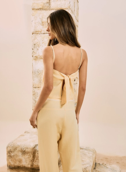 Blusa Fluida Com Alças Finas