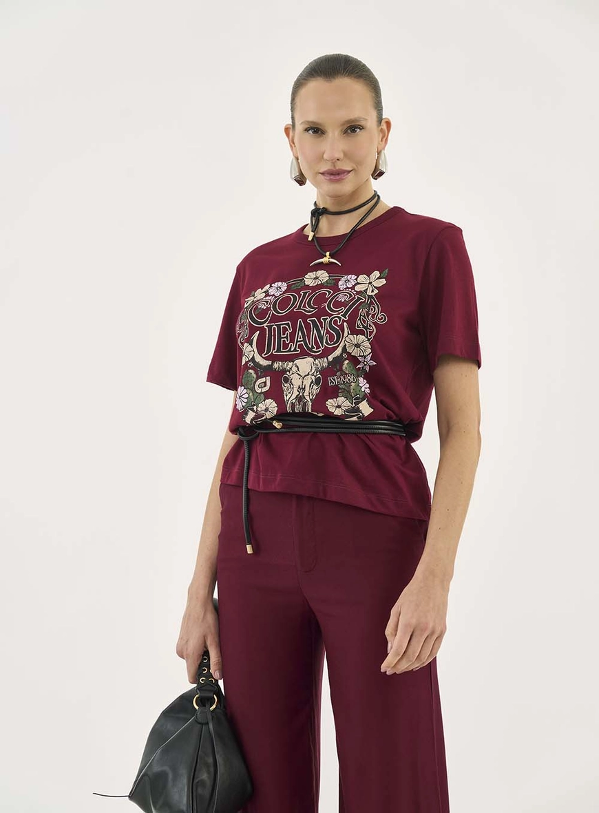 Camiseta Estampada Boyfriend