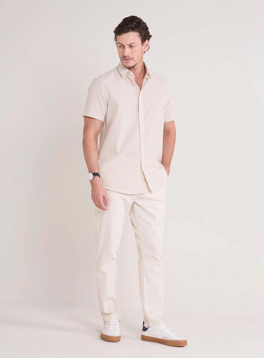 Calça Masculina Alfaiataria Reta - Johann Off