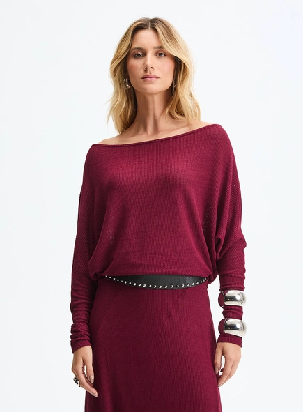 Blusa Oversized Manga Longa