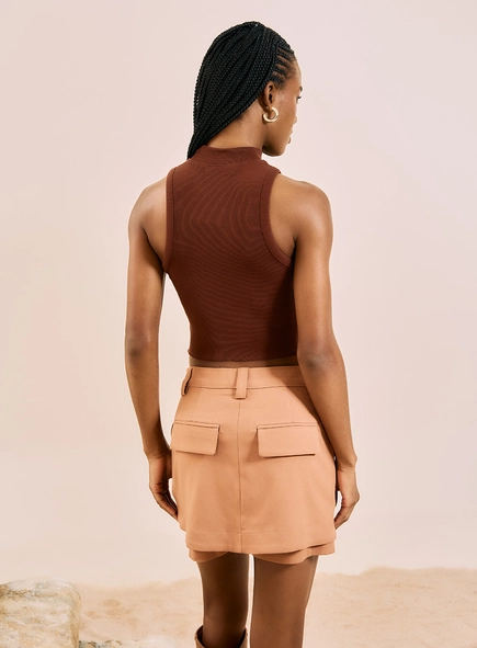 Short Saia Alfaiataria Estruturado