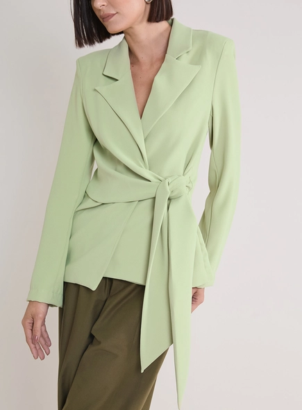 Blazer Alfaiataria Com Amarração